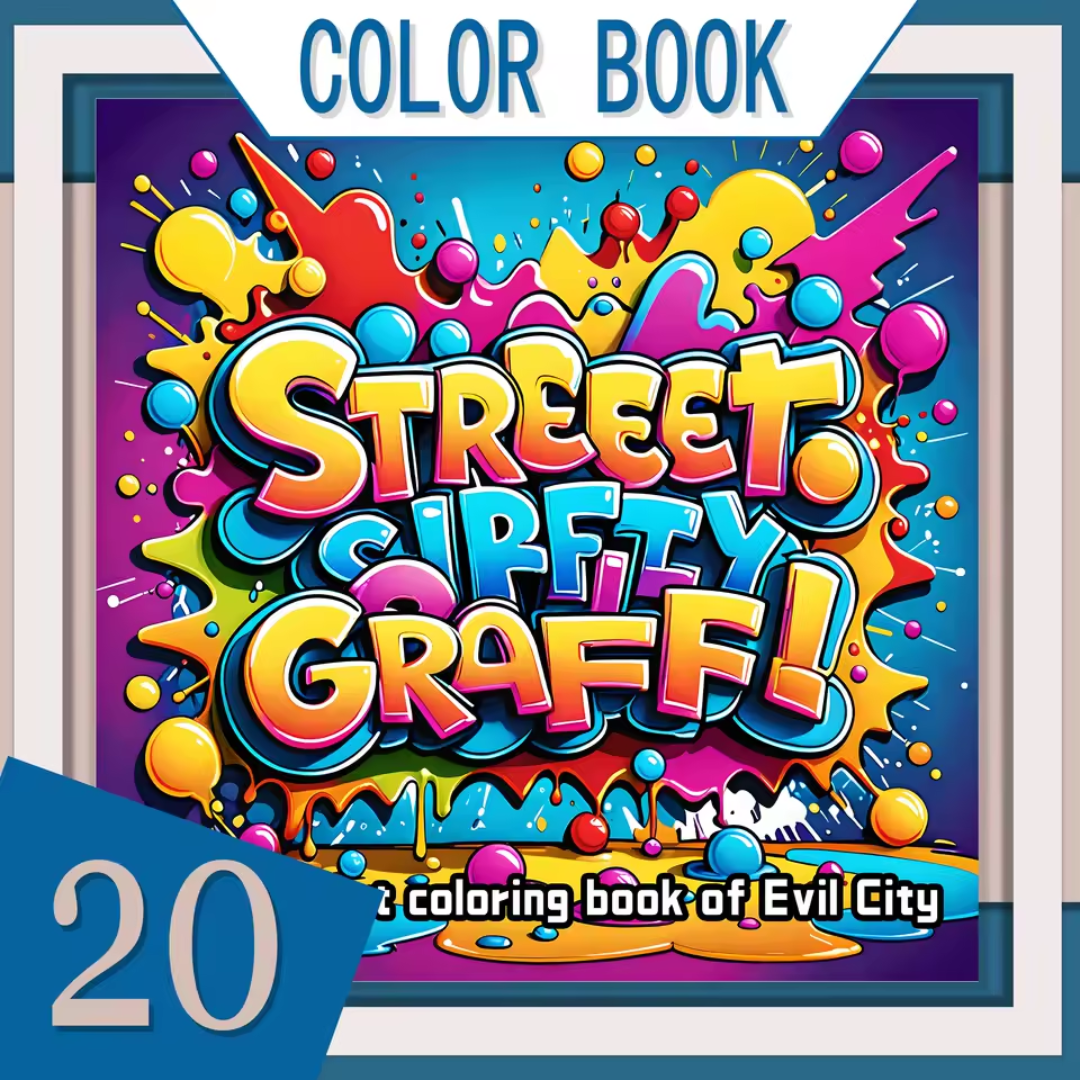 Libro para colorear graffiti